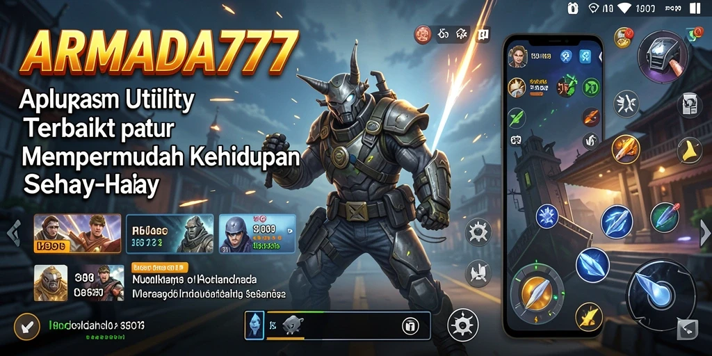 Tampilan utama ARMADA777 menampilkan antarmuka yang intuitif dan fitur yang lengkap.