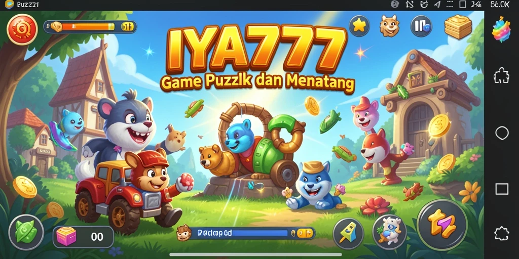 Tampilan gameplay IYA777 yang seru dan penuh warna.
