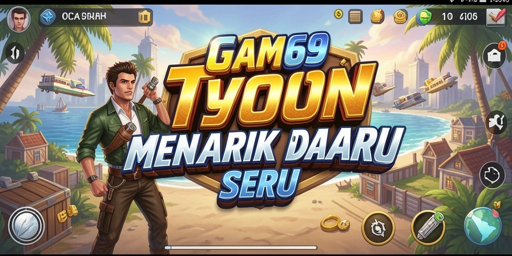 Tampilan gameplay Tycoon yang menarik dan interaktif pada OCE69.